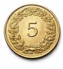 Pièces franc suisses 5 centimes BNC CHANGE SUISSE